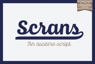 Scrans Font Font Download