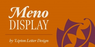 Meno Display Font Font Download