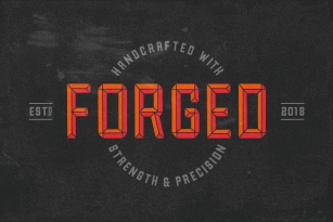 Forged Font Font Download