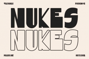 TF Nukes Font Font Download