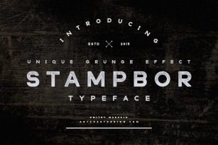 Stampbor Font Font Download