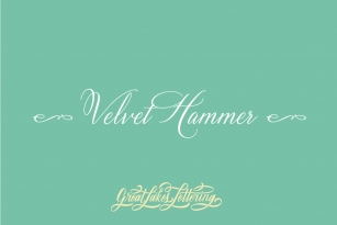 Velvet Hammer Font Font Download