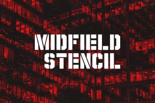 Midfield Stencil Font Font Download