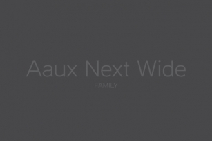 Aaux Next Wide Family Font Font Download