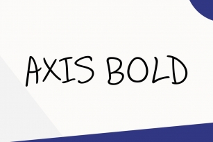 Axis Bold Font Font Download