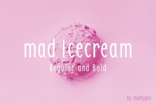 mad Ice cream Font Font Download