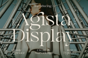 Agista Display - A Classic Serif Font Font Download