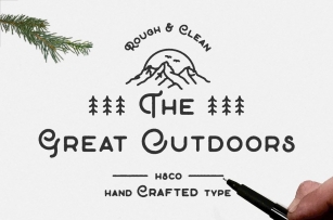 The Great Outdoors Font Font Download