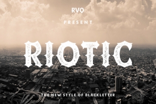 Riotic Font Font Download