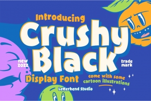 Crushy Black Font Font Download