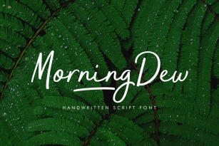 MorningDew Font Font Download