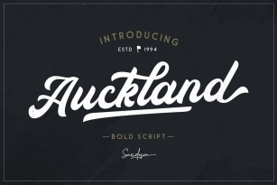 Auckland Script Font Font Download