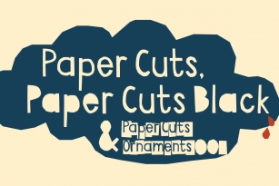 Paper Cuts Font Font Download