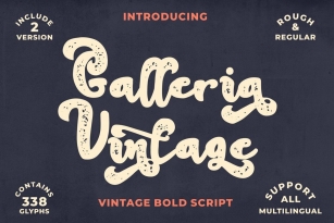 Galleria Vintage Font Font Download