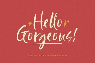 Hello Gorgeous Font Font Download