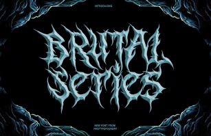 Brutal series Font Font Download
