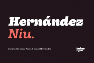 Hernandez Niu Font Font Download