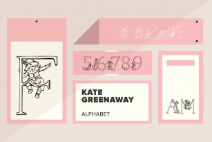 Kate Greenaway Alphabet Font Font Download