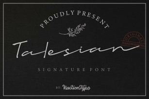 Talesian Signature Font Font Download