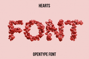 Hearts SVG Font Font Download