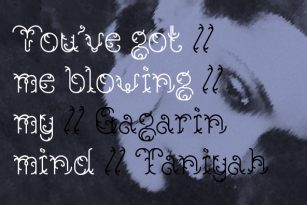 Taniyah Gagarin Font Font Download