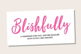 Blishfully Duo Font Download