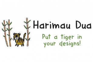 Harimau Dua Font Font Download