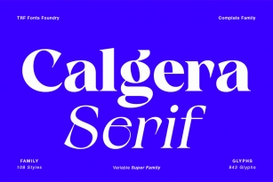 Calgera Font Font Download