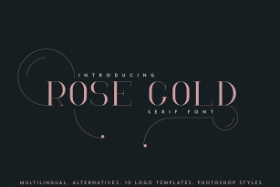 RoseGold Font Font Download