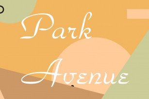 Park Avenue Font Font Download