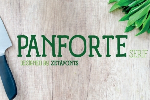 Panforte Serif Font Font Download
