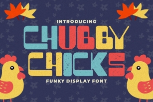Chubby Chicks Font Font Download