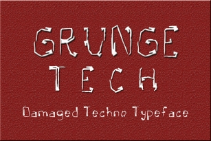 Grunge Tech Font Font Download
