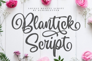 Blantick Font Font Download