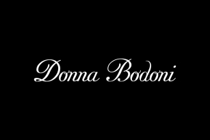 Donna Bodoni Font Font Download