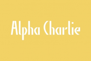 Alpha Charlie Font Font Download