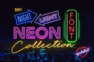Night Light Font Font Download