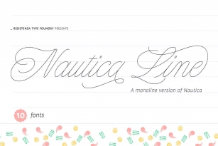 Nautica Line Font Font Download