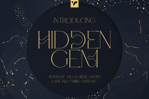 Hidden Gem Font Font Download