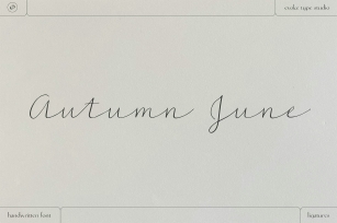 Autumn June Font Font Download
