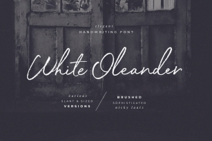 White Oleander Font Font Download