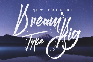 Dream Big Font Font Download