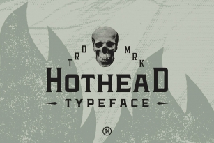 Hothead Typeface Font Font Download