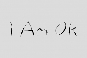 I Am OK Font Font Download