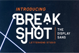 Break Shot Font Font Download
