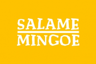 Salamemingoe Font Font Download