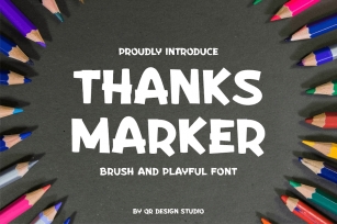 Thanks Marker Font Download