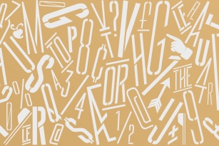 BIG Stencil Font Font Download