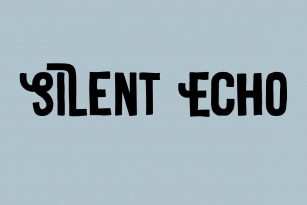 Silent Echo Font Font Download