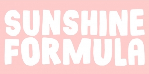 Sunshine Formula Font Font Download